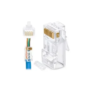 Tera passthrough plastic rj45 cat6 100 pcs ار جى مفتوح (1)